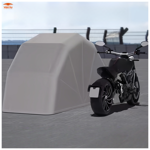 Abri pliable pour différentes motos, garage de stationnement de style simple, <span class=keywords><strong>bois</strong></span> naturel traité sous pression - Product Image 1
