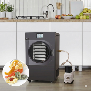 <span class=keywords><strong>Liofilizador</strong></span> Doméstico de Grado Industrial con 4 Bandejas de Acero Inoxidable, Tecnología de Sublimación Rápida, Deshidratador de 1500W para Aperitivos de <span class=keywords><strong>Cocina</strong></span> Comercial - Product Image 1