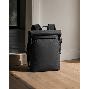 Mochila enrollable de nailon lavado, mochila de día para viajeros, repelente al agua, con compartimento para portátil, logotipo personalizado - Product Image 3