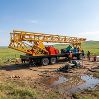 Sondeuse rotative montée sur remorque ZPST-1000, profondeur 1000 m, pour le forage de puits d'eau, le scellement et le forage de méthane de lit de charbon peu profond