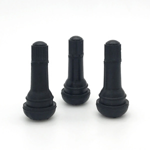 Válvula de Neumático Sin Cámara, Válvula de Goma Natural Negra, TR413 TR414, en Oferta - Product Image 1