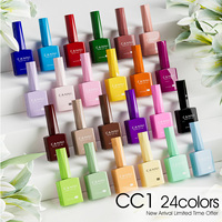 Vernis Gel UV Canni Professionnel pour Nail Art, 192 Couleurs, 9 ml, Brillance Longue Durée