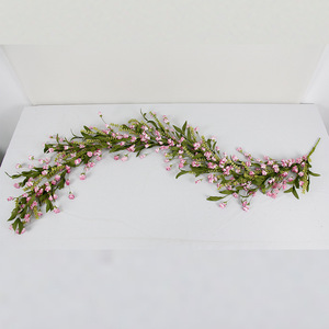 Guirlande de fleurs de <span class=keywords><strong>jasmin</strong></span> d'<span class=keywords><strong>hiver</strong></span> artificielle de ferme rustique de 180CM pour la guirlande de mur de maison d'arche de mariage - Product Image 4