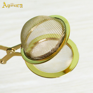 Accepter logo personnalisé 304 thé en acier inoxydable design sphérique assaisonnement outil en forme de boule passoire à thé vente chaude <span class=keywords><strong>filtre</strong></span> en acier - Product Image 4