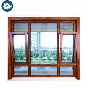 Fenêtre moderne à ouverture verticale en aluminium à cadre fin avec verre maximal pour une vue panoramique - Product Image 3