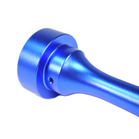 Cnc Turning AL6061 Sample Drilling Blue Anodized Turning Parts Lather Engraving Strict Tolerance Milling Parts Cnc Machining