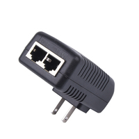 Adaptador de fuente de alimentación PoE de 48V 0.5A, inyector PoE IEEE802.3af de 10/100Mbps para cámara IP, enrutador WIFI, CCTV