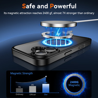 Coque de téléphone magnétique transparente antichoc SilverShield originale pour iPhone 17 16 15 14 13 12 11