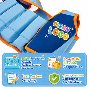 Chaleco de Natación Personalizado <span class=keywords><strong>para</strong></span> Niños, Ayuda de Flotación de <span class=keywords><strong>Neopreno</strong></span>, Flotadores Extraíbles, Correa de Seguridad Ajustable, Chaqueta de Entrenamiento de Natación <span class=keywords><strong>para</strong></span> Niños y Niñas, Protección UV <span class=keywords><strong>para</strong></span> <span class=keywords><strong>Piscina</strong></span> - Product Image 2