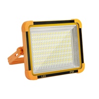 Solarbetriebener IP65 wasserdichter LED-Strahler, ultrahelles, wiederaufladbares Licht, 50.000 Stunden Lebensdauer, für den Einsatz im Freien, beim Camping, im Notfall