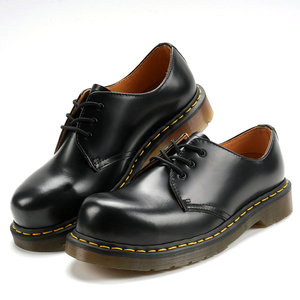 Chaussures de sécurité en cuir de vachette de haute qualité pour hommes, à lacets, avec embout en acier, durables, décontractées, pour le travail et la marche, semelle en PU Derby - Product Image 1