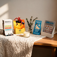 Présentoir en carton personnalisé pour cartes de visite et brochures – Support de comptoir léger et portable avec poches intégrées