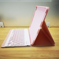 Sarung pelindung untuk iPad Air 13 2025 M3, sarung Keyboard pintar Folio dengan kabel gigi biru bawaan