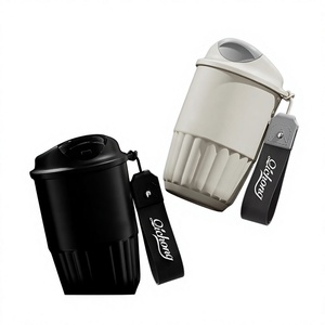 Taza de Café Aislada al Vacío de Acero Inoxidable, Portátil, para Exteriores, con Revestimiento Interior de Cerámica, Mantiene las Bebidas Frías, Diseño Moderno y Minimalista, Ideal para Regalo - Product Image 1