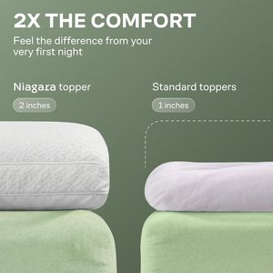 <span class=keywords><strong>Surmatelas</strong></span> extra-épais de 2 pouces pour lit Queen Size, ultra-doux en viscose de bambou, avec poches profondes et silencieux - Product Image 3