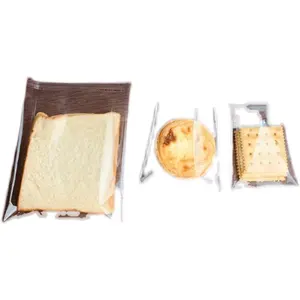Kantong plastik daur ulang bercetak tas roti roti dengan kemasan berlubang mikro yang dapat digunakan kembali