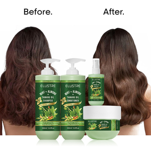 Shampoo crème à l'huile de tamanu, menthe et amande, à base de plantes, sans cruauté envers les animaux, OEM |   Soin réparateur et hydratant en profondeur du cuir chevelu pour cheveux secs et abîmés - Product Image 1