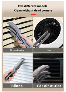 Cepillo Limpiador de Rejillas de Ventilación al por Mayor, Paño de Microfibra Lavable para Aire Acondicionado de Coche, Herramienta para Limpiar Ventiladores de Coche - Product Image 2