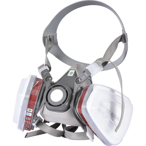 Vente en gros de demi-masques de protection respiratoire en silicone chimique pour l'industrie du travail <span class=keywords><strong>Anti</strong></span>-<span class=keywords><strong>pollution</strong></span> atmosphérique 6200 respirateur - Product Image 4