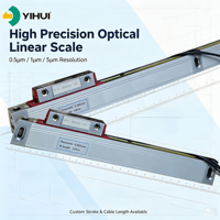 Règle à grille optique linéaire, résolution 0,5μm / 1μm, outils de mesure de haute précision