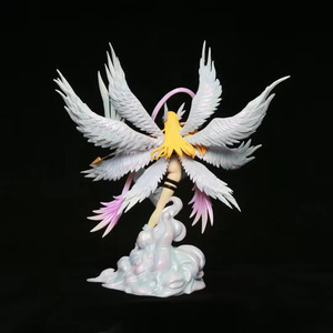 Digimons Angewomon Battle Eight Winged Form Designer Toy Anime Figurita Modelo coleccionable en caja Decoraciones al por mayor - Product Image 3