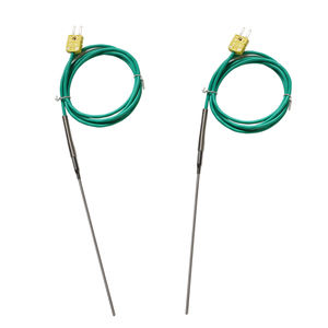 سلك حراري 100 مصفح من النوع K-tcouple مسبار حراري عالي المقاومة للحرارة من السيليكون المطاطي الناعم - Product Image 2