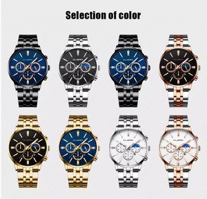 <span class=keywords><strong>Cuena</strong></span> 6023 affaires étanche homme classique luxe Style montre-bracelet mode Quartz mouvement hommes horloge Simple cadran Design montre - Product Image 6