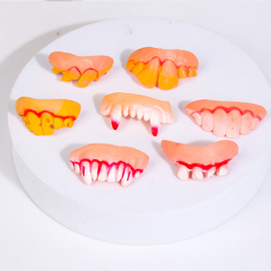 Juguete Antiestrés <span class=keywords><strong>de</strong></span> TPR con Forma <span class=keywords><strong>de</strong></span> Conejo Vampiro Zombi para Halloween, Suave, <span class=keywords><strong>de</strong></span> Rebote Lento, para Apretar y Aliviar el Estrés, para Niños - Product Image 1