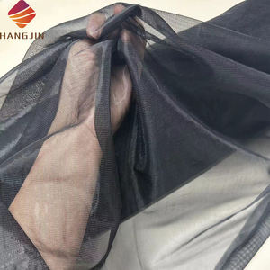 High Quality Breathable See Through Nylon <strong>Mesh</strong> Fabric 20D Black Soft Corset Tulle Fabric for Sewing Bobbinet Lingerie Lining - Product Image 6