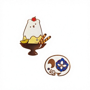 Custom Design Gold-Plated Zinc Alloy Casting Enamel Pins & Badges for New Year Parties Holiday Decoration - Product Image 4