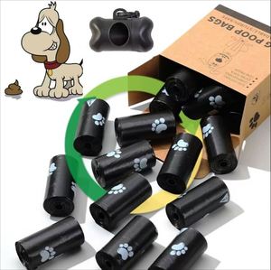 Customizable Bulk Eco Friendly PE Dog Poop Bags Your Solution Pet Waste Management Corn Starch Fully <b>Compostable</b> Dog Poop Bags - Product Image 1