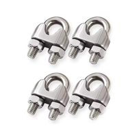 Collier de serrage en U galvanisé robuste avec écrous et rondelles DIN 3570 pour fixation d'échappement automobile et de plomberie