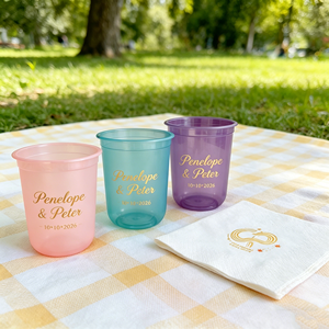 แก้วพลาสติกพิมพ์โลโก้ตามสั่ง ขนาด 350 มล. 9 ออนซ์ แก้วกาแฟเย็นแบบใช้แล้วทิ้ง วัสดุ PET โพลีโพรพิลีน  ขั้นต่ำในการสั่งซื้อน้อย พร้อมฝาและหลอด - Product Image 1