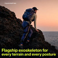 Exosquelette motorisé Hip-Knee Hypershell Halo avec batterie portable PocketVolt longue portée pour assistance extérieure