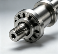 Tige filetée à paliers usinée CNC sur mesure par électroérosion à fil, en acier inoxydable de précision résistant à l'usure pour transmission automatisée