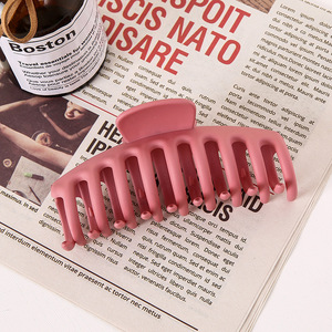 Pinza de pelo de cangrejo esmerilado para mujer, garra de gran tamaño para el pelo - Product Image 3