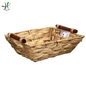 Cesta de Almacenamiento de Jacinto de Agua de Lujo con Forma de Elipse y Asas, Decoración Ecológica para el Hogar con Forma de Animal (HS 4138/2) - Product Image 2