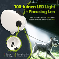 Correa Retráctil para Perros con Luz LED, Manos Libres, Sin Enredos, Personalizada, para Mascotas Pequeñas