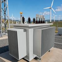 Transformateur de distribution immergé dans l'huile sur mesure 10kV 11kV 33kV 35kV pour projets d'énergie industrielle et utilitaire