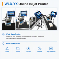 Imprimante jet d'encre Willita YX-4MAX 50,8 mm - Codage automatique grand format pour boîtes en carton, aliments, etc. |   110V/220V |   Flexible
