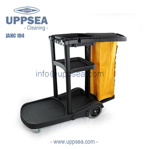 Chariot <span class=keywords><strong>de</strong></span> <span class=keywords><strong>ménage</strong></span> commercial UPPSEA avec armoire - Product Image 6