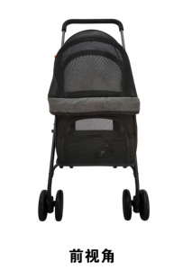 Bán buôn Oxford bốn bánh thân thiện với môi vật nuôi Xe đẩy cho chó xách tay có thể gập lại Trọng lượng nhẹ Xe đẩy túi có thể tháo rời cho đi chơi - Product Image 3