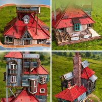 Puzzle 3D en bois Harry Potter La Cabane de Griffoyer Ensemble de blocs de construction Modèles de construction Jouets Cadeaux pour enfants