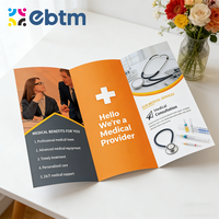 Üç Katlı, Z Katlı, Özel Katlanabilir Harita ve Yarıklı Baskılı El İlanları ve Kitapçıklar için Broşür Baskı ve Tasarım Hizmetleri Hızlı Örnek