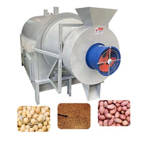OCEAN Chauffage électrique 200kg Canne à sucre Bagasse Compost Séchoir à tambour rotatif à grains de graines de sésame