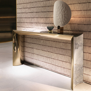 ไฟโต๊ะคอนโซลทำจากหินหรูหราโต๊ะข้างเป็นศิลปะทำจากสแตนเลสทันสมัยสำหรับบ้านโรงแรมวิลล่าเฟอร์นิเจอร์ห้องนั่งเล่น - Product Image 1