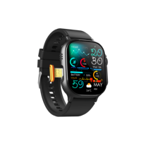 Reloj Inteligente 4G de 2.10 Pulgadas con Ranura para Tarjeta SIM, ECG Médico, Análisis de Riesgo de Enfermedades Cardíacas HRV, Monitoreo de SpO2 con Luz Roja