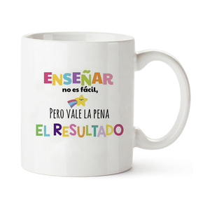 Tazas de café de cerámica blanca personalizadas, regalo de día y vacaciones para <span class=keywords><strong>maestro</strong></span>, con calcomanías de logotipo, 11oz - Product Image 3