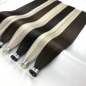 Most Popular Style Virgin Remy Cuticle Aligned Hair Long Lasting Thin Invisible Genius Weft