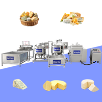 Équipement de traitement du lait pour usine laitière, cuve à fromage ronde automatique, ligne de production de mozzarella à vendre